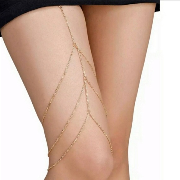 Body Jewelry-Leg Chain - Picture 2 of 3